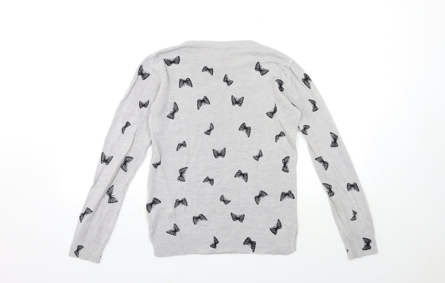 Womens UK Size 6 Marks and Spencer Grey Pullover Jumper