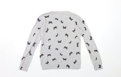 Womens UK Size 6 Marks and Spencer Grey Pullover Jumper