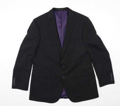 Mens UK Size 42 Taylor & Wright Regular Black Suit Jacket