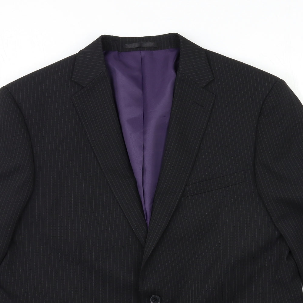 Mens UK Size 42 Taylor & Wright Regular Black Suit Jacket