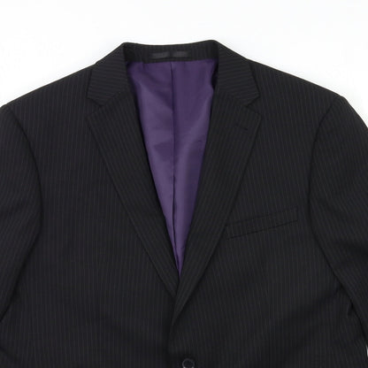 Mens UK Size 42 Taylor & Wright Regular Black Suit Jacket