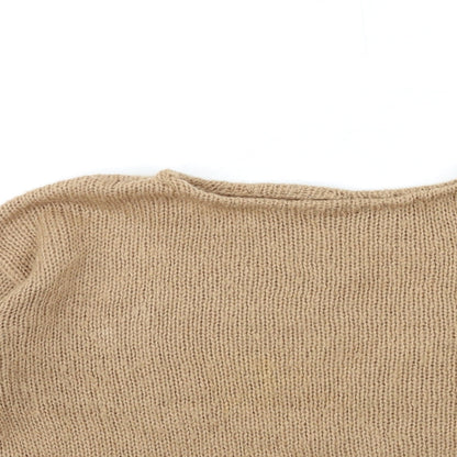 Womens UK Size S New Look Brown Pullover Jumper
