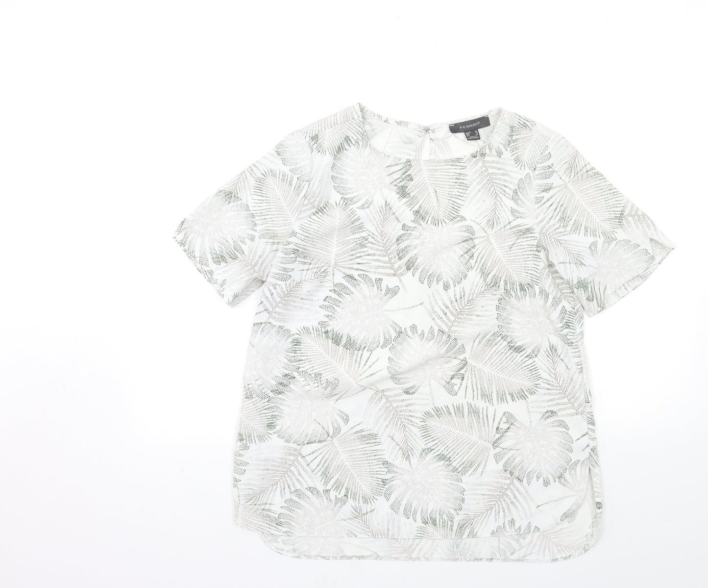 Primark Womens White   Basic Blouse Size 10