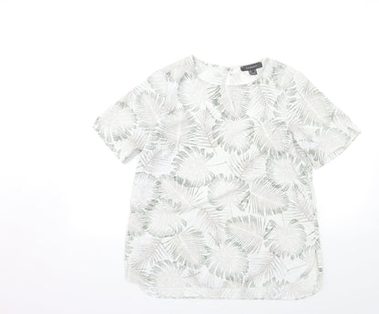 Primark Womens White   Basic Blouse Size 10