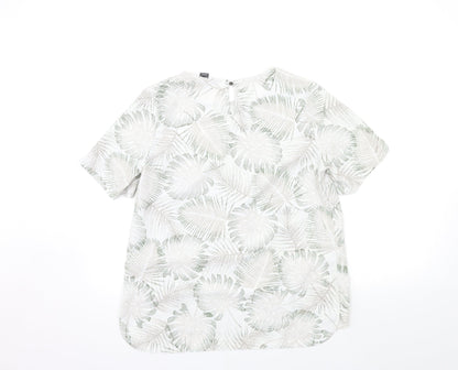 Primark Womens White   Basic Blouse Size 10