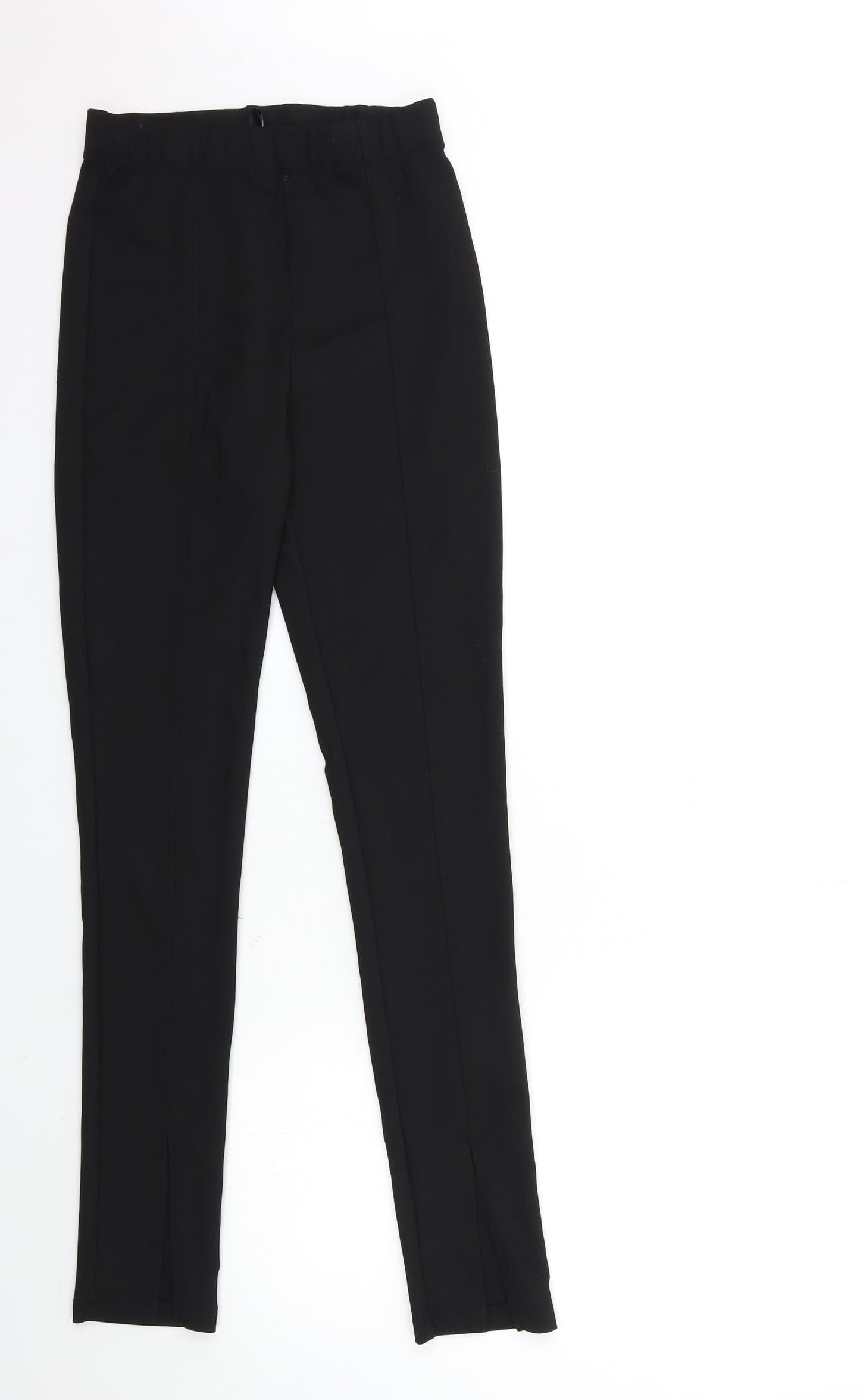 Womens UK Size S H&M Regular Fit  Black Trousers