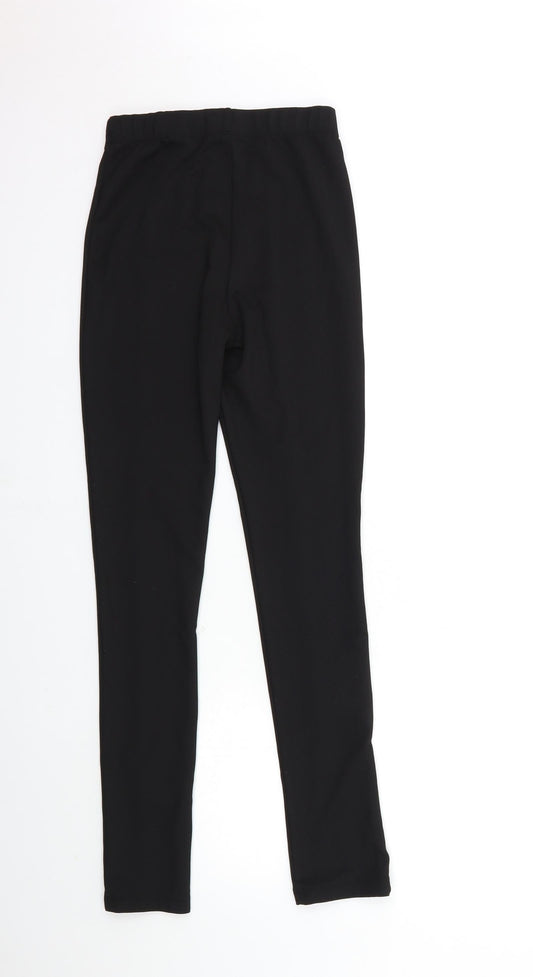 Womens UK Size S H&M Regular Fit  Black Trousers