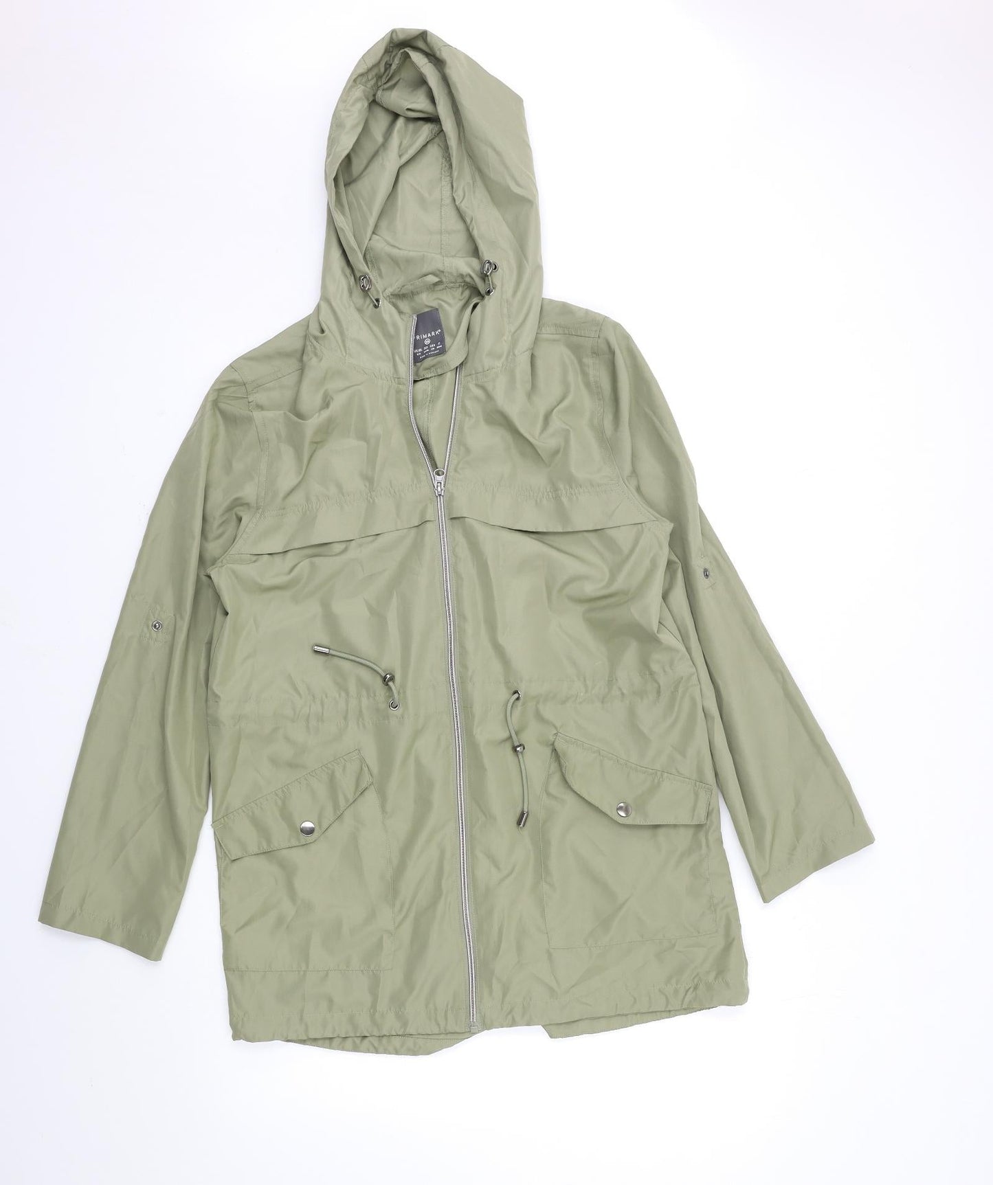 Primark Womens Green   Overcoat Coat Size 6