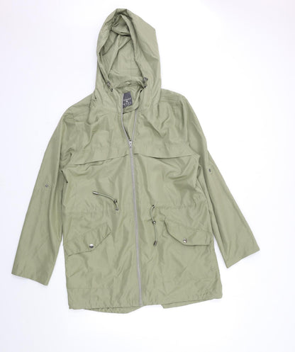 Primark Womens Green   Overcoat Coat Size 6