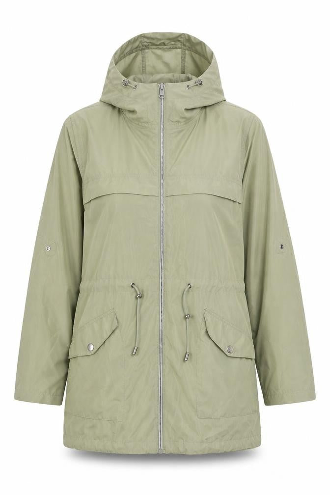 Womens UK Size 6 Primark Green Overcoat