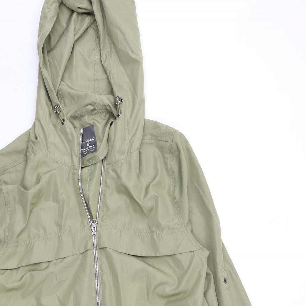 Primark Womens Green   Overcoat Coat Size 6