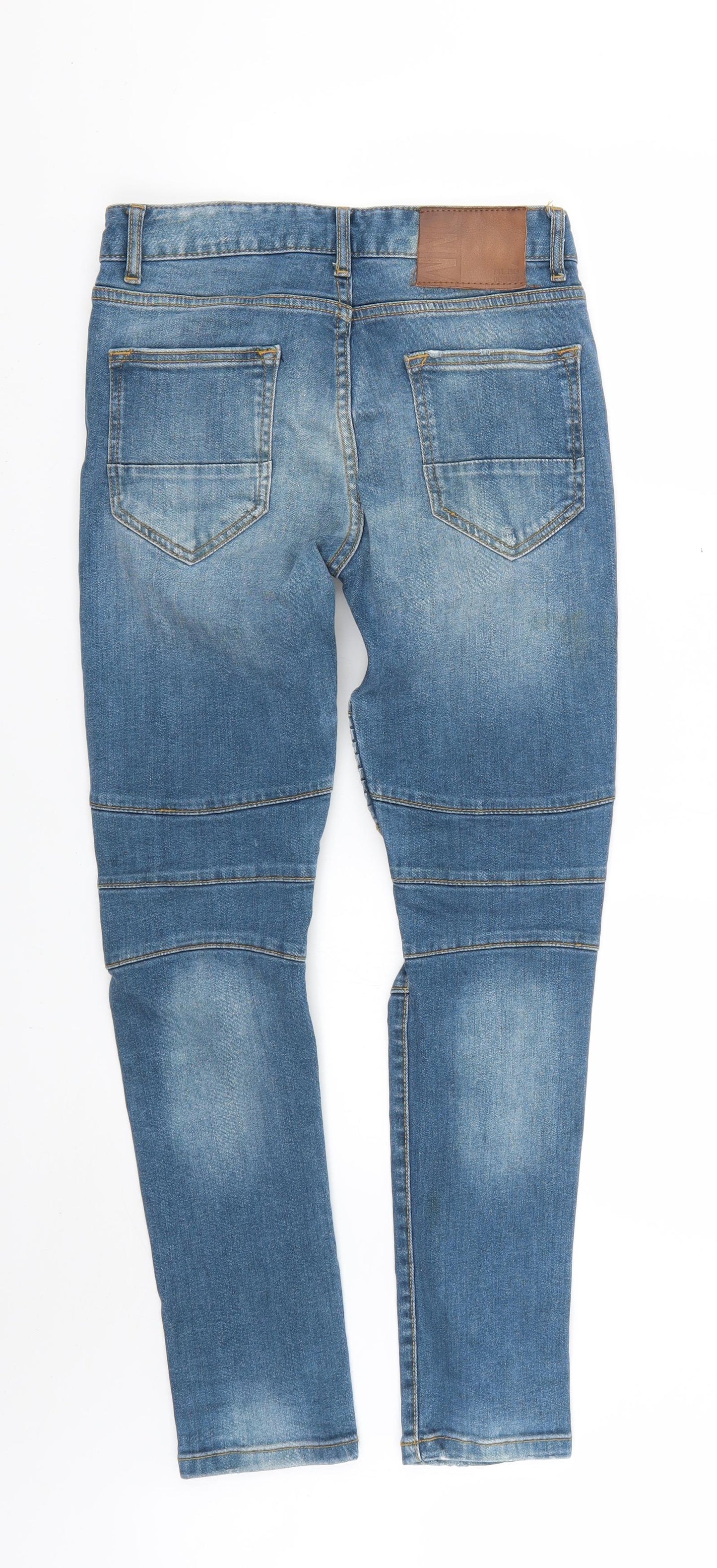 Denim & Co. Womens Blue   Skinny Jeans Size 28 L28 in
