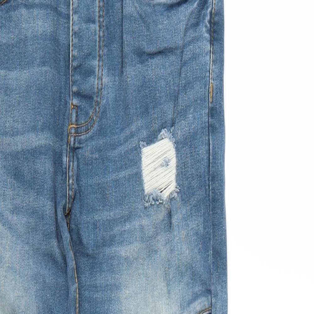 Denim & Co. Womens Blue   Skinny Jeans Size 28 L28 in