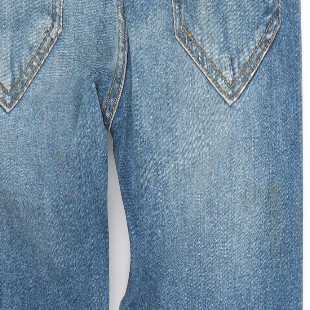 Denim & Co. Womens Blue   Skinny Jeans Size 28 L28 in