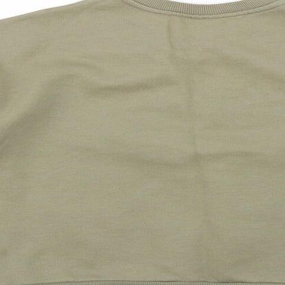 Primark Womens Green Geometric  Pullover Jumper Size 6