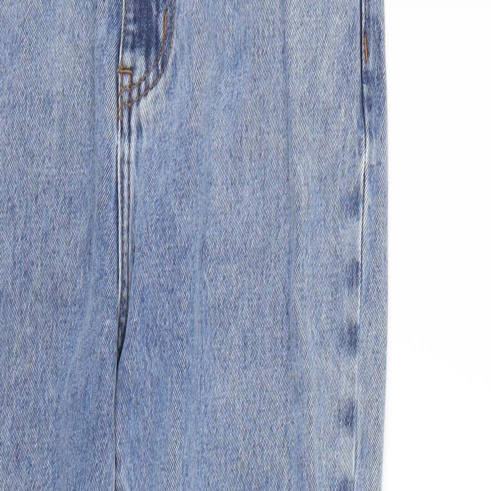 Missguided Womens Blue   Straight Jeans Size 8 L28 in