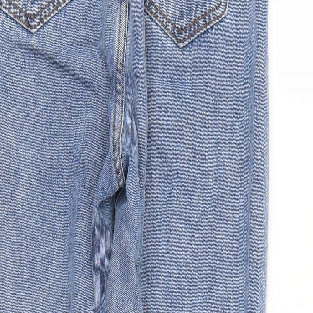 Missguided Womens Blue   Straight Jeans Size 8 L28 in