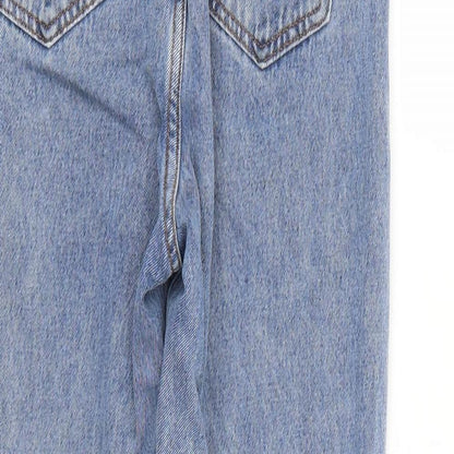 Missguided Womens Blue   Straight Jeans Size 8 L28 in