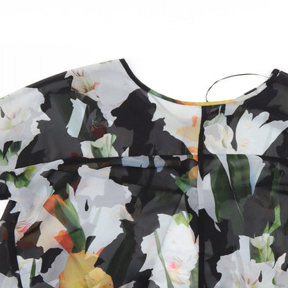 Womens UK Size 8 Topshop Multicoloured Basic Blouse
