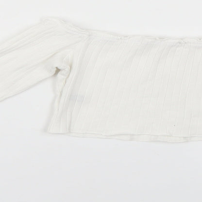 SheIn Womens White   Basic Blouse Size XS