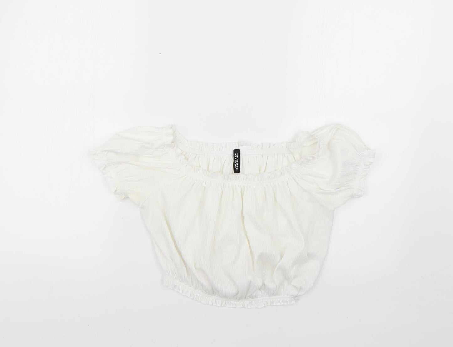 Womens UK Size M H&M White Basic Blouse