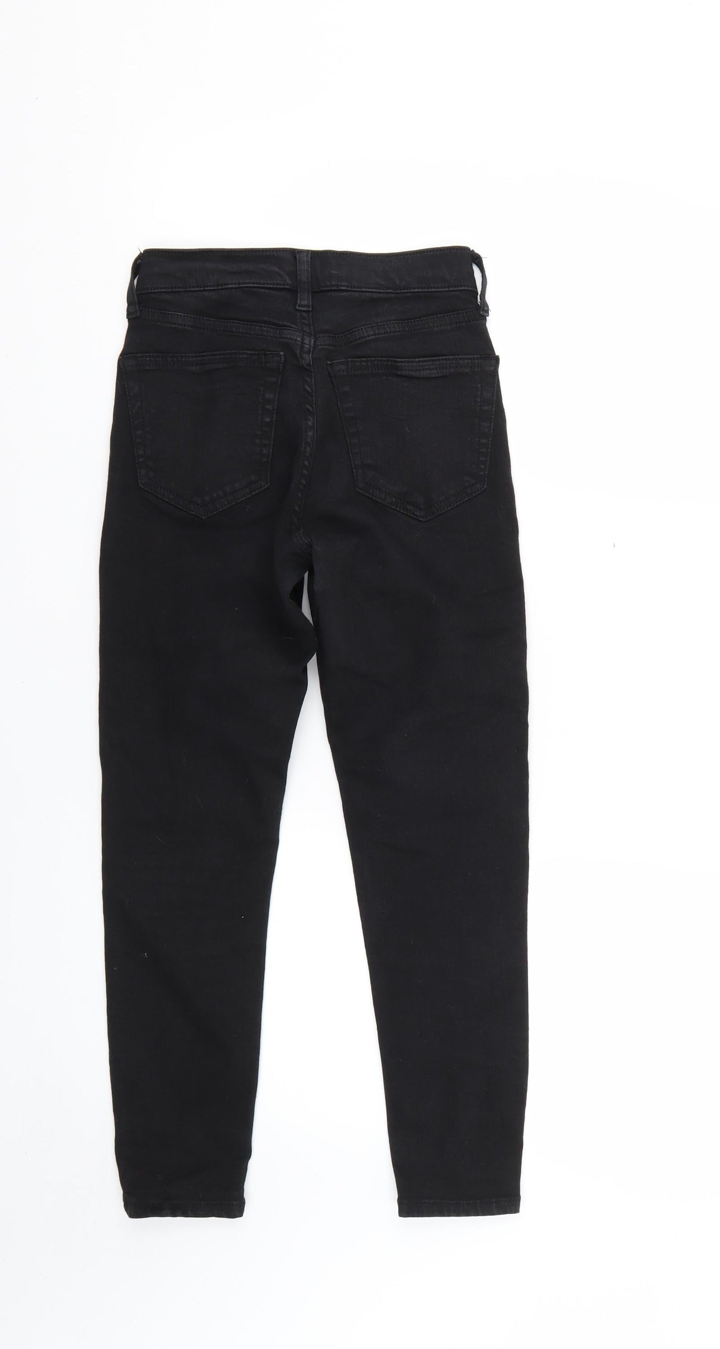 Mens UK Size 28 Topshop Regular Fit Skinny Black Jeans