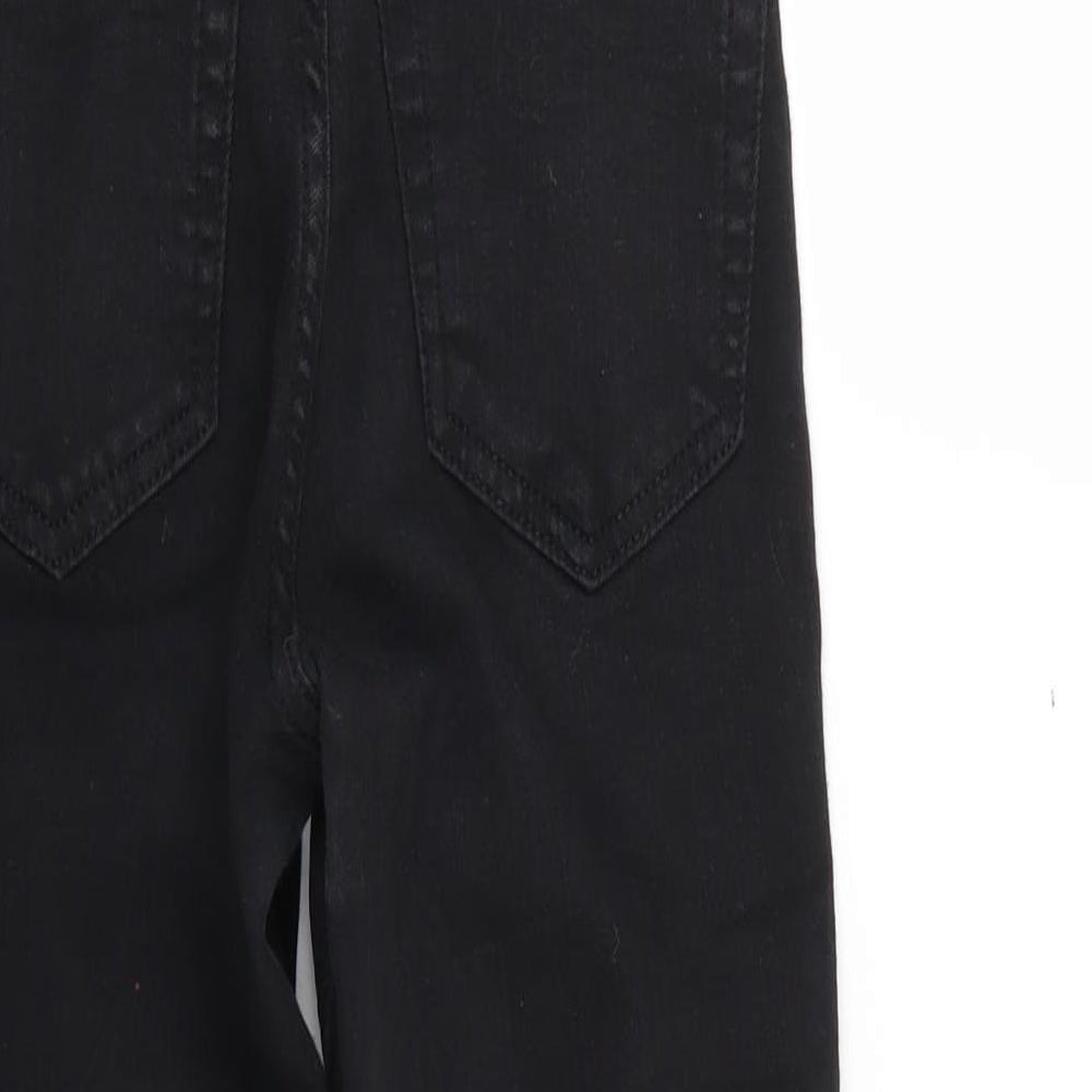 Mens UK Size 28 Topshop Regular Fit Skinny Black Jeans