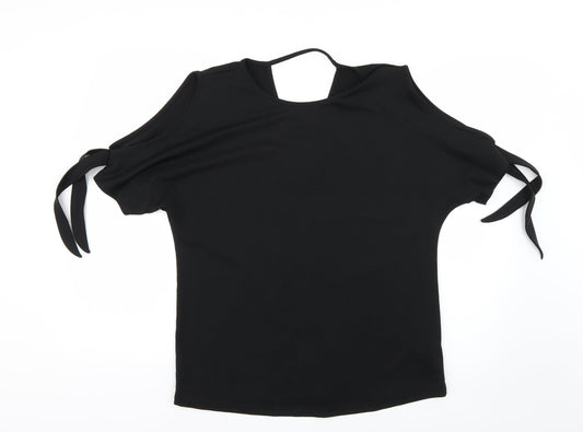 F&F Womens Black   Basic Blouse Size 8