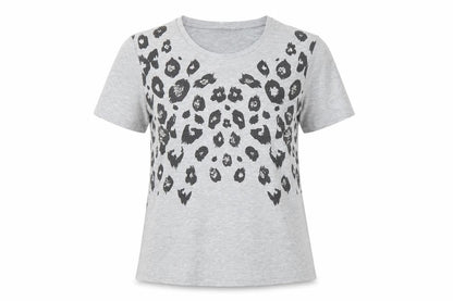 Womens UK Size 8 TU Grey Basic T-Shirt