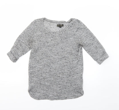 Womens UK Size 8 New Look Grey Pullover Jumper