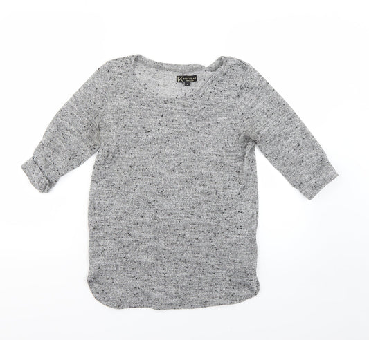 Womens UK Size 8 New Look Grey Pullover Jumper