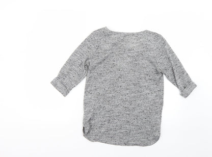 Womens UK Size 8 New Look Grey Pullover Jumper