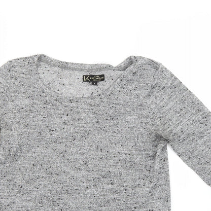 Womens UK Size 8 New Look Grey Pullover Jumper