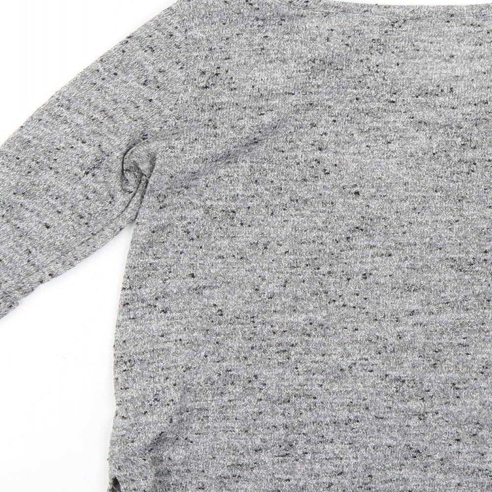 Womens UK Size 8 New Look Grey Pullover Jumper