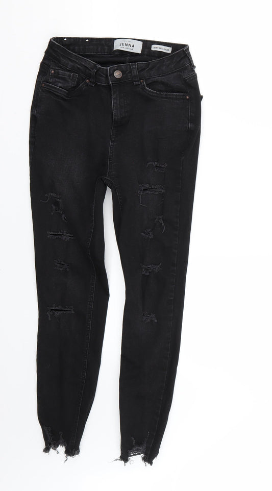 New Look Womens Black   Skinny Jeans Size 10 L23 in