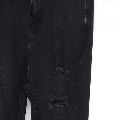 New Look Womens Black   Skinny Jeans Size 10 L23 in