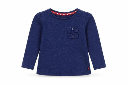 Front view of F&F Baby Blue Basic T-Shirt, size 12-18, Months
