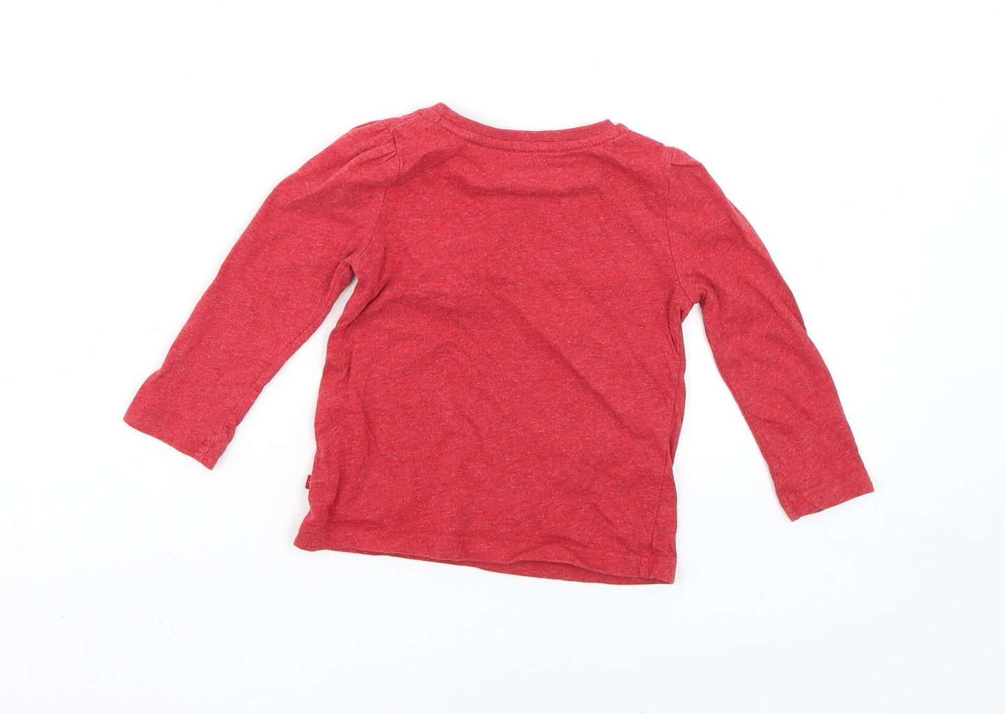 F&F Baby Red   Basic T-Shirt Size 12-18 Months