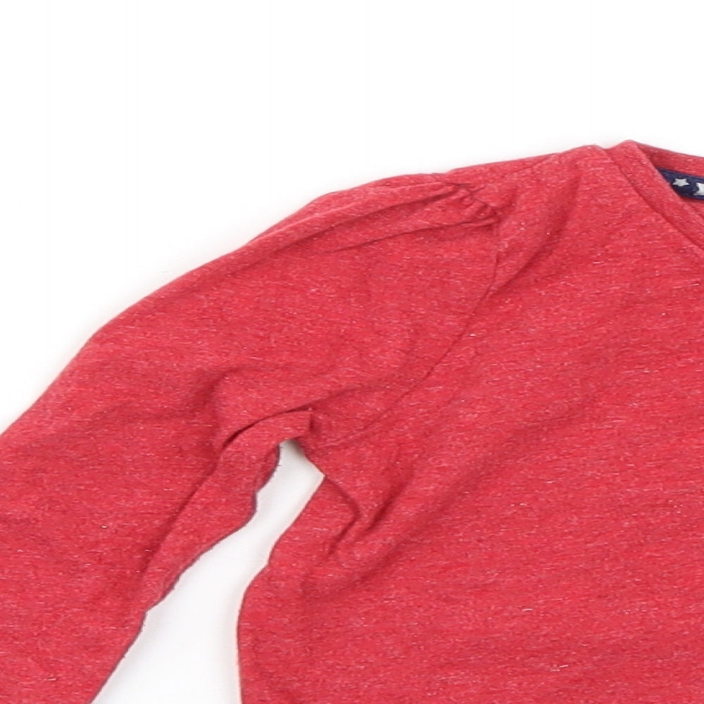 F&F Baby Red   Basic T-Shirt Size 12-18 Months