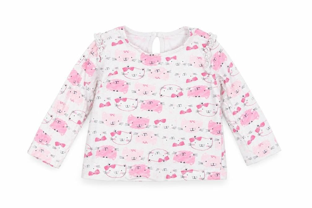 Front view of Matalan Baby Multicoloured Geometric Basic T-Shirt, size 12-18, Months