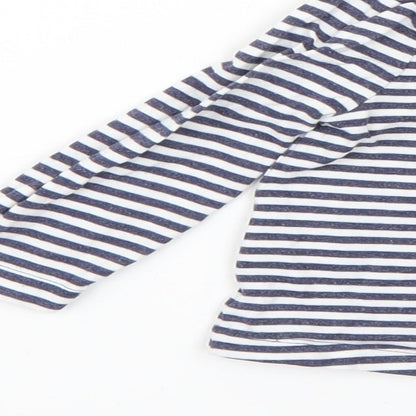 Brand and care label for George Baby Multicoloured Striped Basic T-Shirt, size 12-18, Months