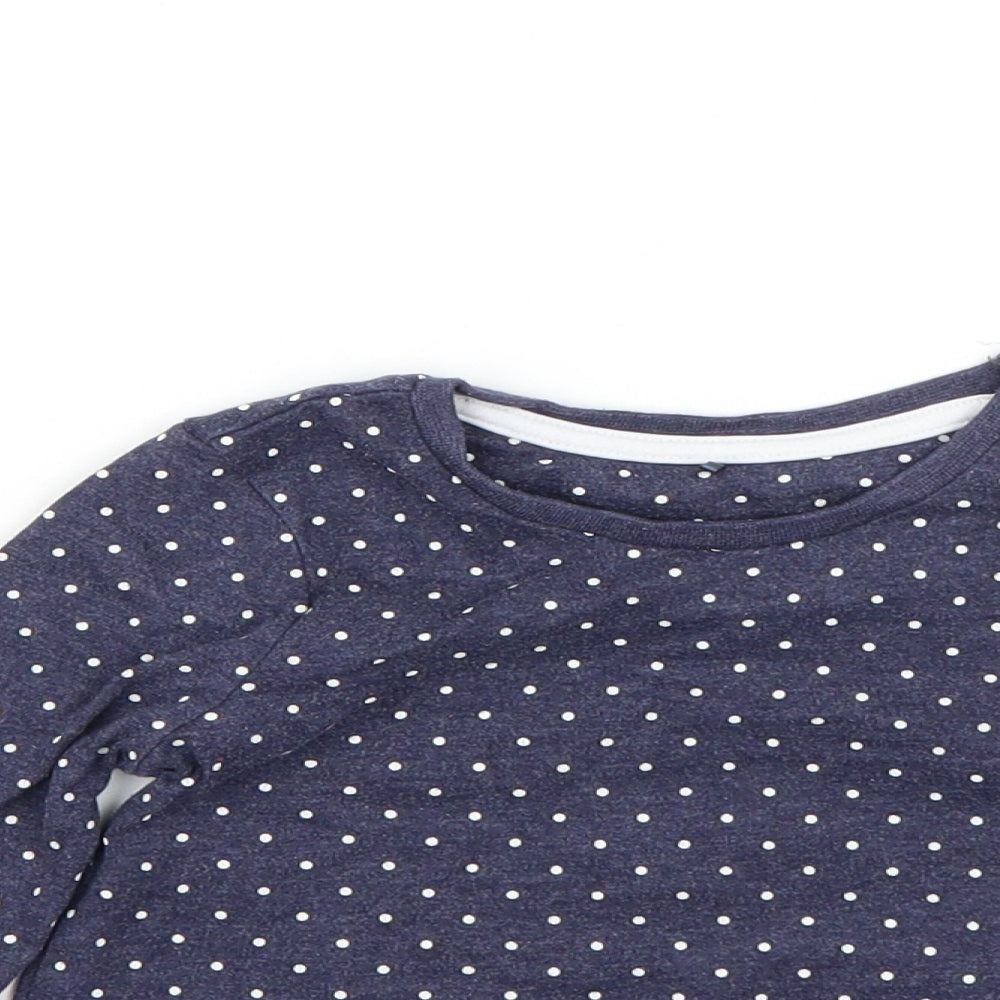 George Baby Blue Polka Dot  Basic T-Shirt Size 12-18 Months
