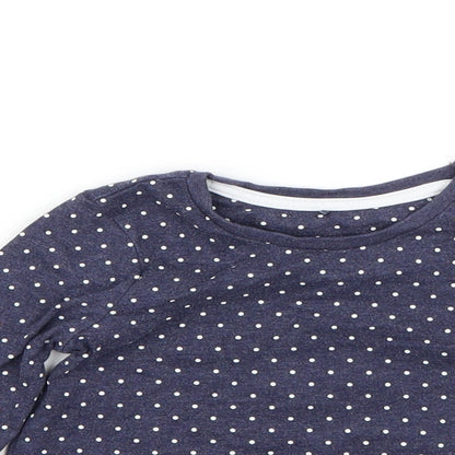 George Baby Blue Polka Dot  Basic T-Shirt Size 12-18 Months