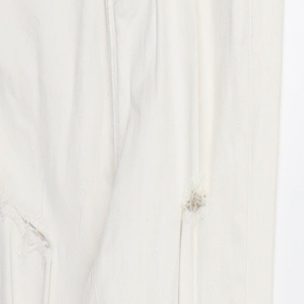 new lok Womens White   Skinny Jeans Size 10 L28 in