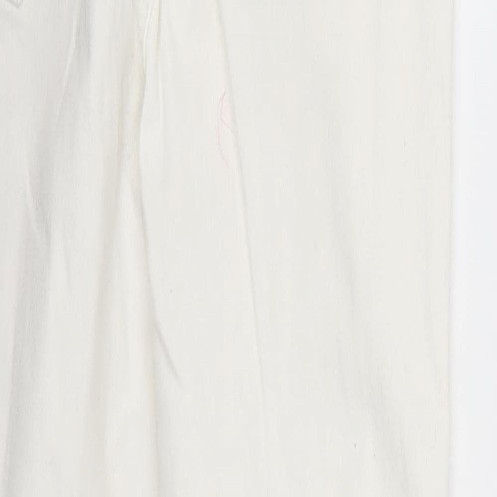 new lok Womens White   Skinny Jeans Size 10 L28 in