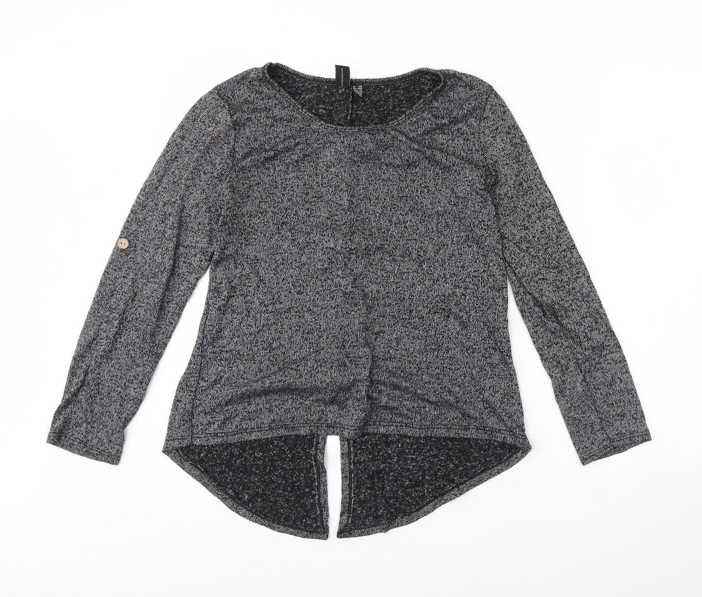 Womens UK Size 10 Izabel Black Pullover Jumper