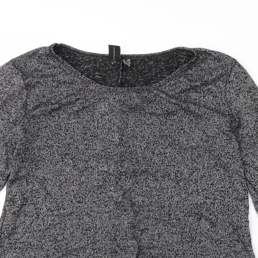 Womens UK Size 10 Izabel Black Pullover Jumper