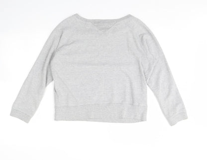 Womens UK Size XS Topshop Grey Pullover Jumper