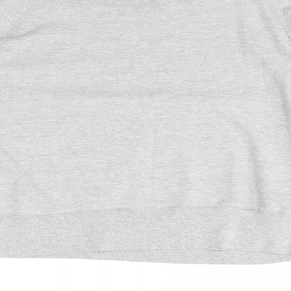 Womens UK Size XS Topshop Grey Pullover Jumper
