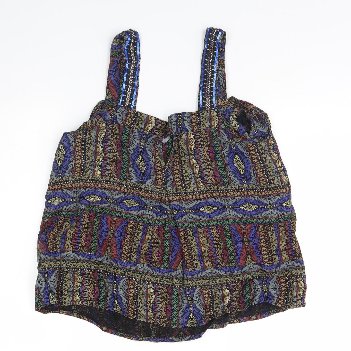 Womens UK Size 8 NEXT Multicoloured Basic Tank